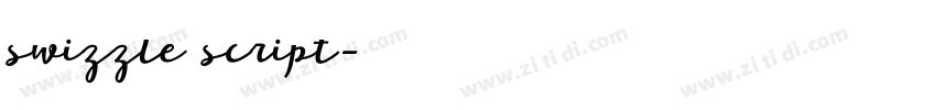swizzle script字体转换